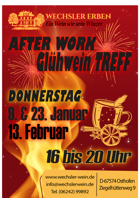 Freitag, 19. Dezember ab 17 Uhr