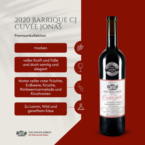 2020  Osthofener Neuberg Barrique CJ Cuvée Jonas Spätburgunder trocken