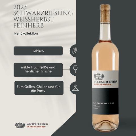Schwarzriesling Weiißherbst feinherb, Weingut Wechsler Erben, Rheinhessen
