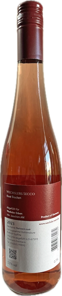 Secco rose trocken, Weingut Wechsler Erben, Rheinhessen